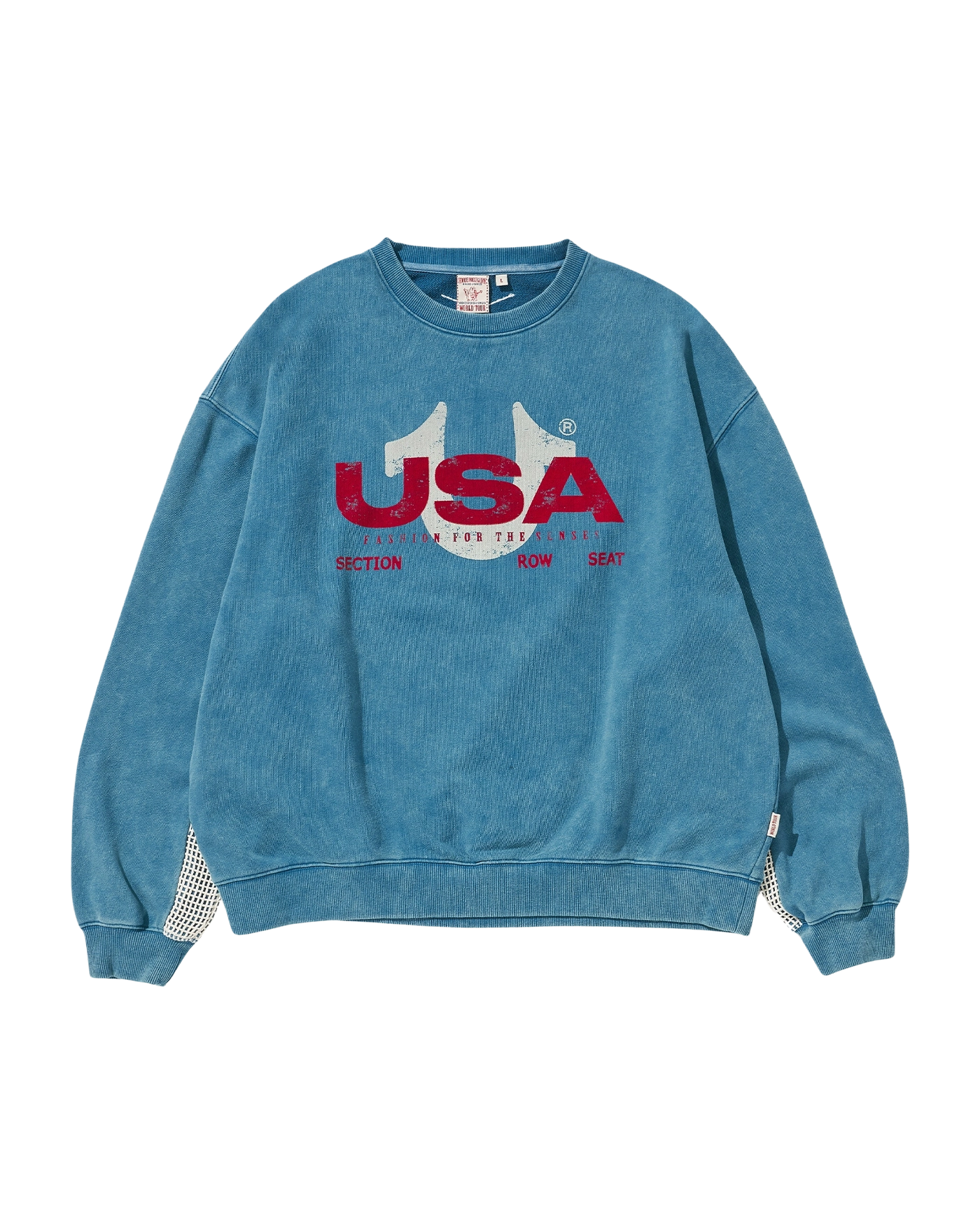 【TRUE RELIGION】 Antismog Crewneck Indigo ANTI SMOG CREWNECK (INDIGO) - TRUE RELIGION